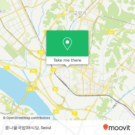 콩나물국밥38식당 map