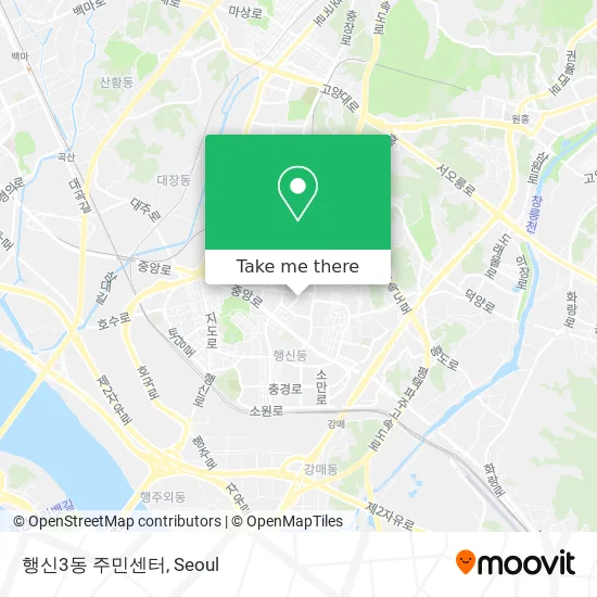 행신3동 주민센터 map