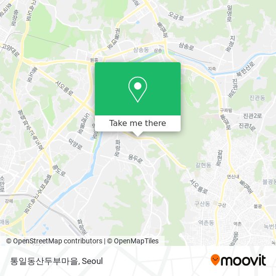 통일동산두부마을 map