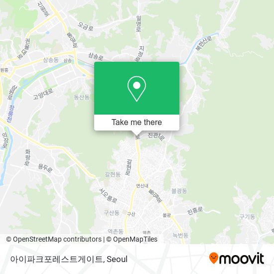 아이파크포레스트게이트 map