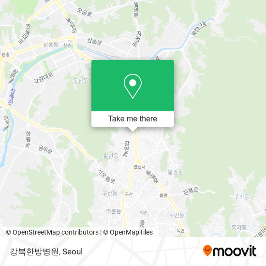 강북한방병원 map
