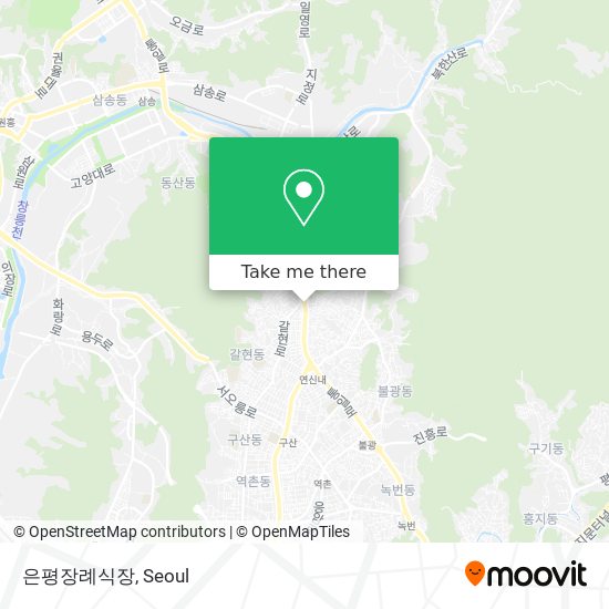 은평장례식장 map