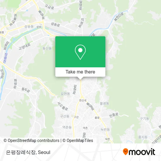 은평장례식장 map