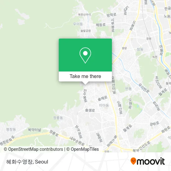 혜화수영장 map