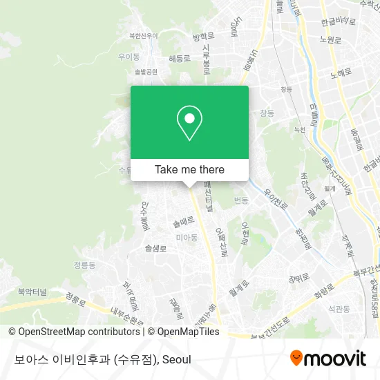 보아스 이비인후과 (수유점) map