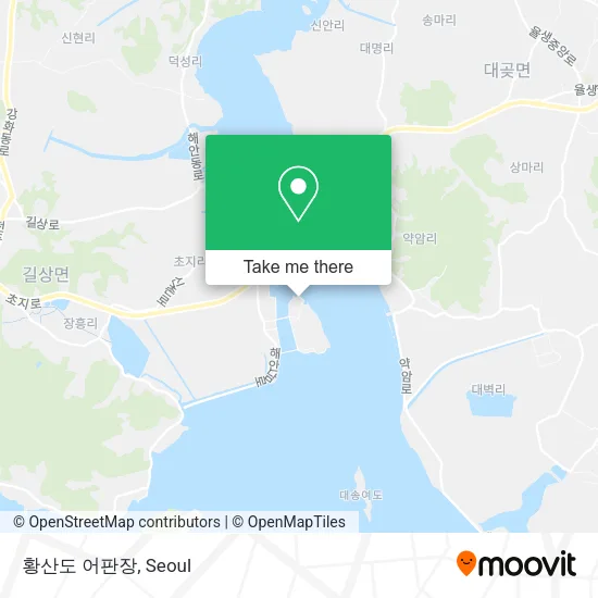 황산도 어판장 map