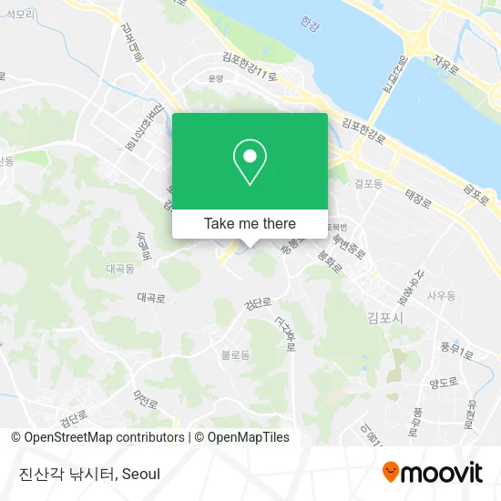 진산각 낚시터 map