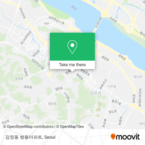 감정동 쌍용아파트 map