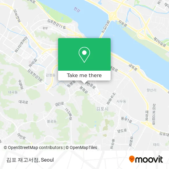 김포 재고서점 map