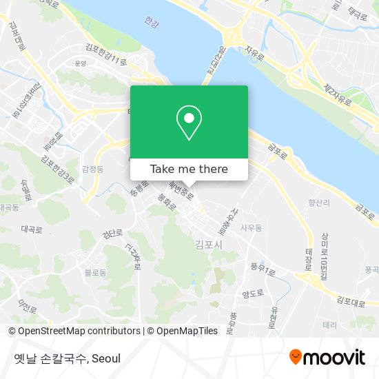 옛날 손칼국수 map