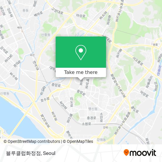 블루클럽화정점 map