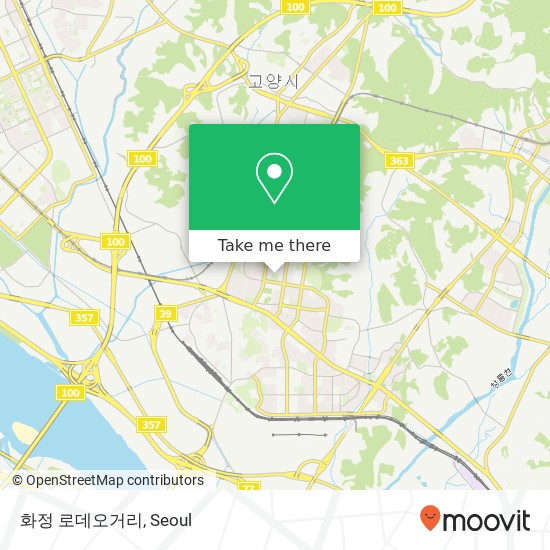 화정 로데오거리 map