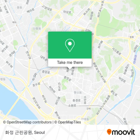 화정 근린공원 map