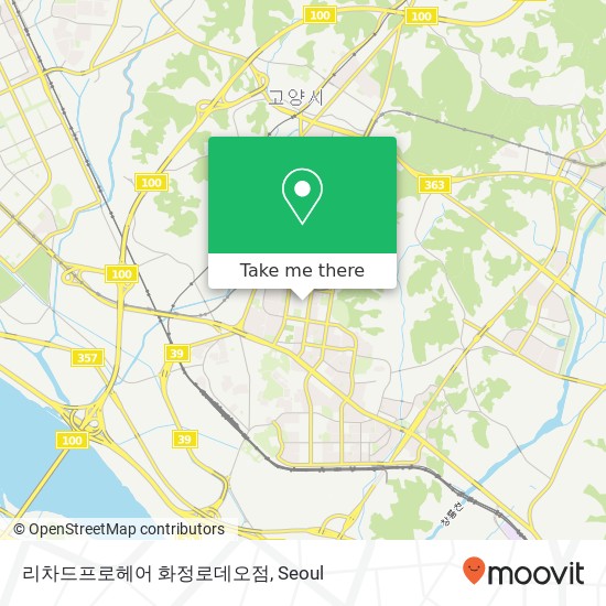 리차드프로헤어 화정로데오점 map