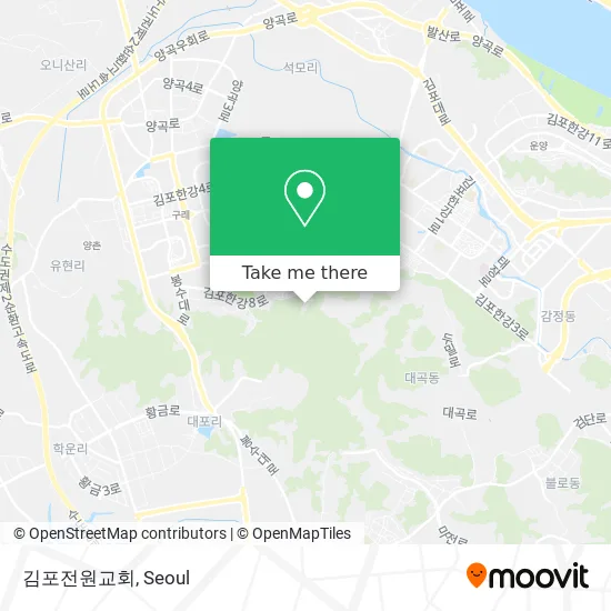 김포전원교회 map