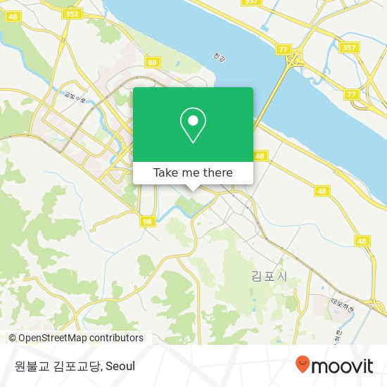 원불교 김포교당 map