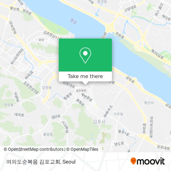 여의도순복음 김포교회 map