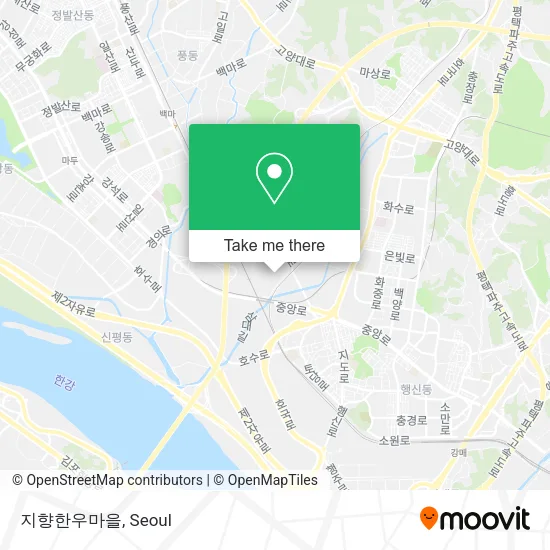 지향한우마을 map