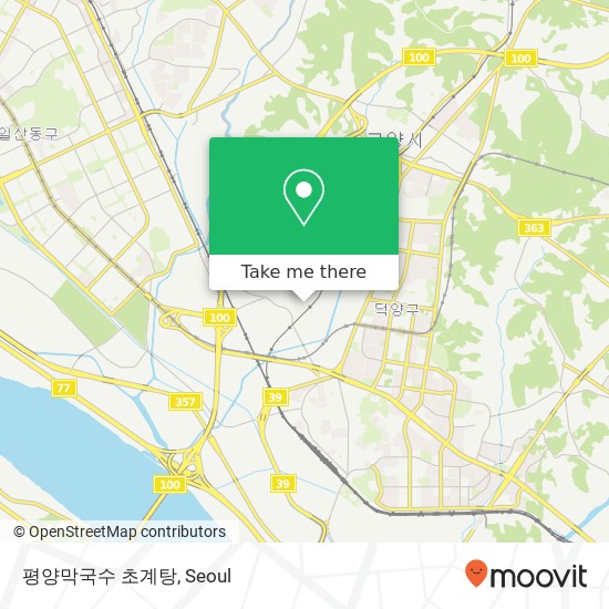 평양막국수 초계탕 map