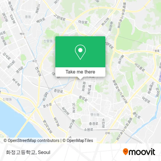 화정고등학교 map
