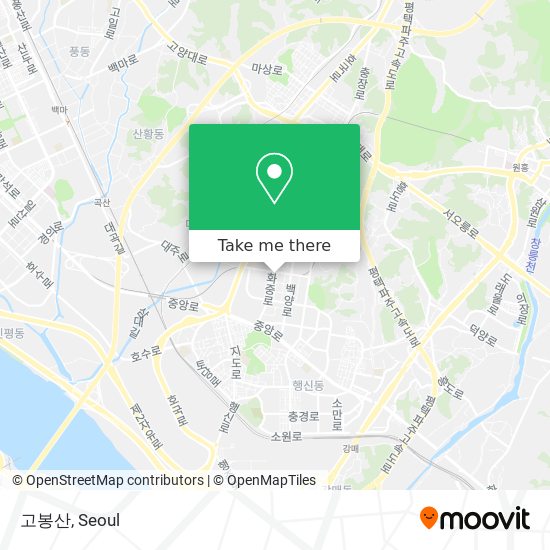 고봉산 map