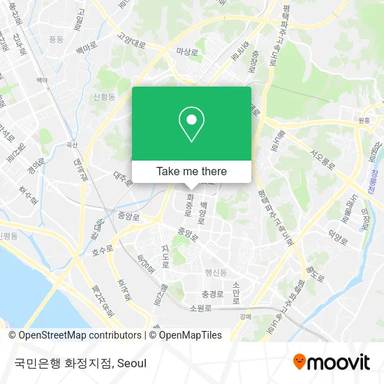 국민은행 화정지점 map