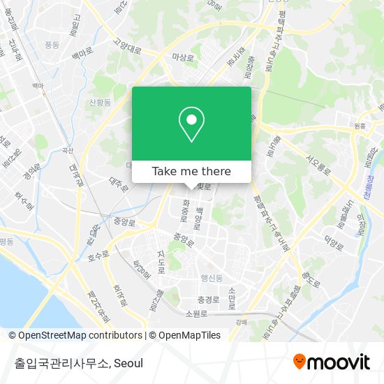출입국관리사무소 map