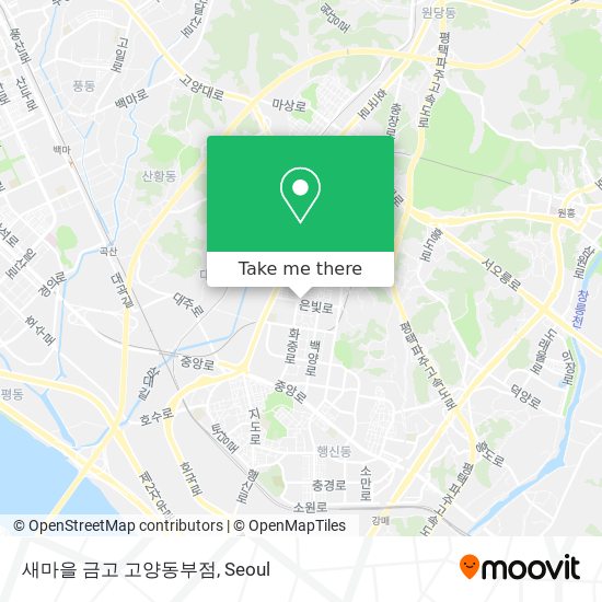 새마을 금고 고양동부점 map