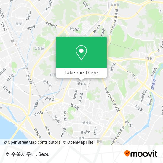 해수쑥사우나 map