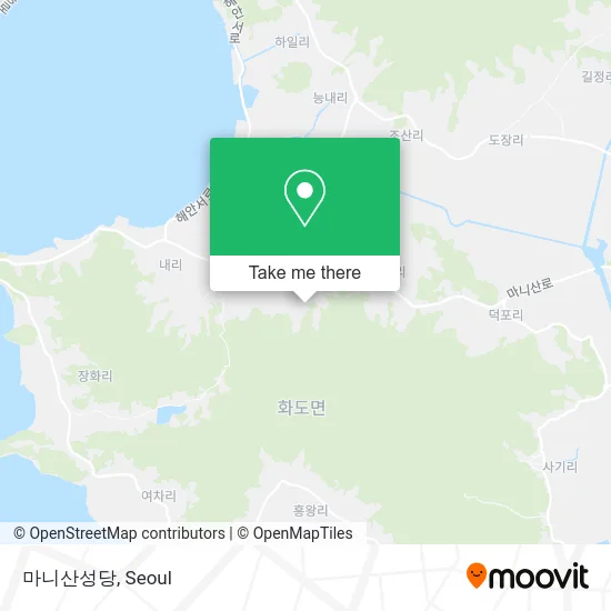 마니산성당 map