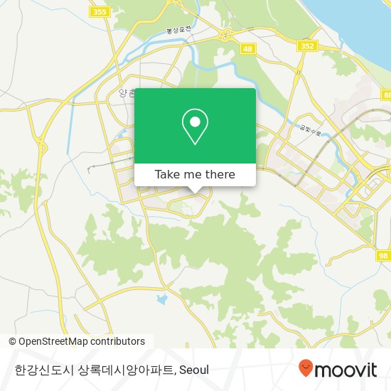 한강신도시 상록데시앙아파트 map