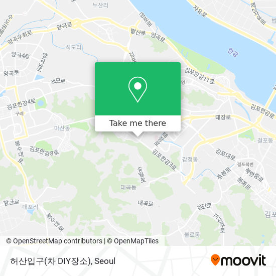 허산입구(차 DIY장소) map