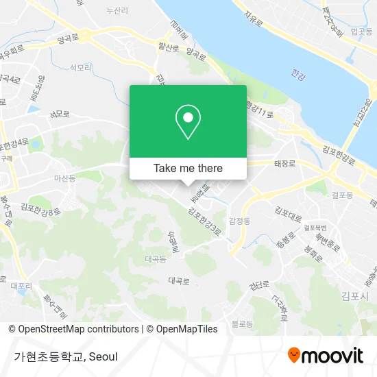 가현초등학교 map