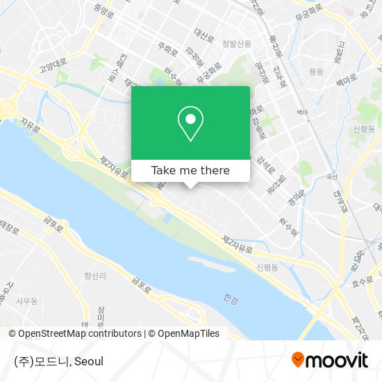 (주)모드니 map