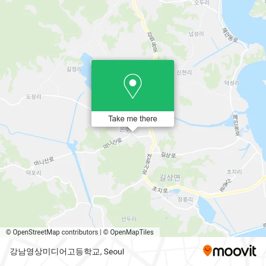 강남영상미디어고등학교 map