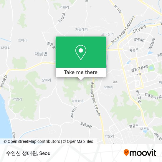 수안산 생태원 map