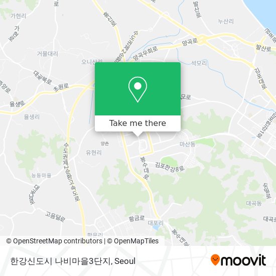 한강신도시 나비마을3단지 map