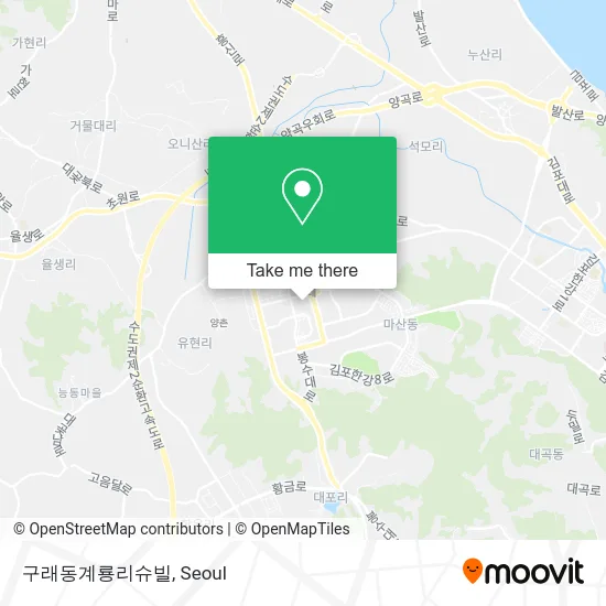 구래동계룡리슈빌 map