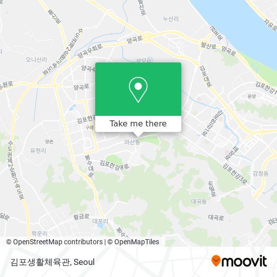 김포생활체육관 map