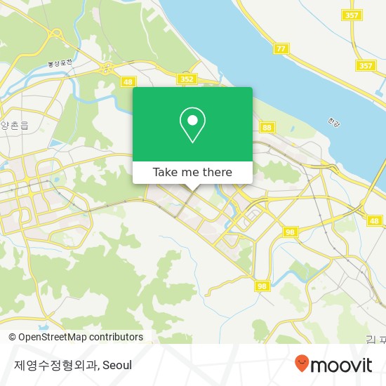 제영수정형외과 map