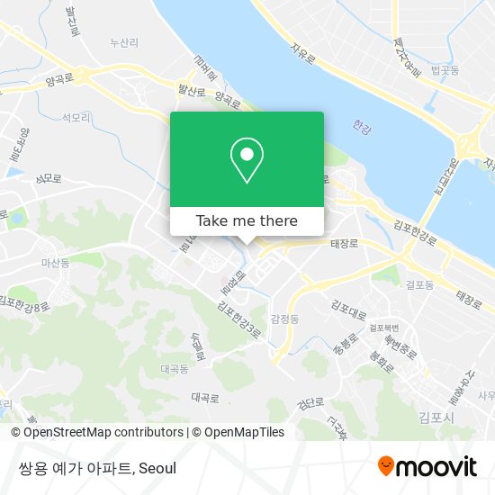 쌍용 예가 아파트 map