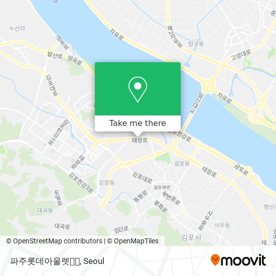 파주롯데아울렛 map