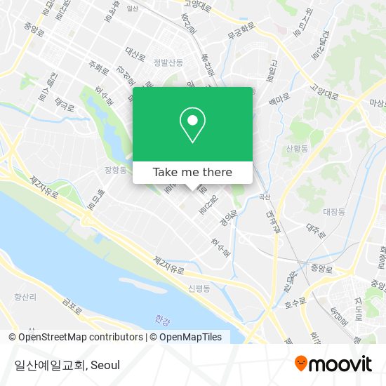 일산예일교회 map