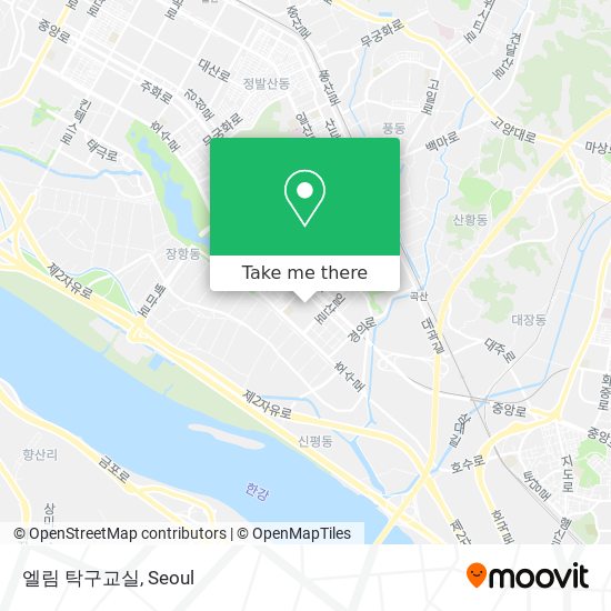 엘림 탁구교실 map