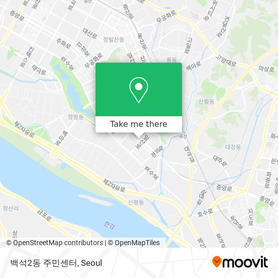 백석2동 주민센터 map