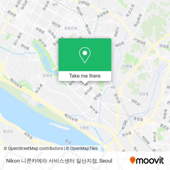 Nikon 니콘카메라 서비스센터 일산지점 map