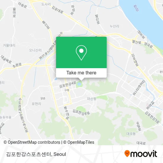김포한강스포츠센터 map
