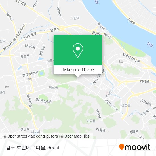 김포 호반베르디움 map