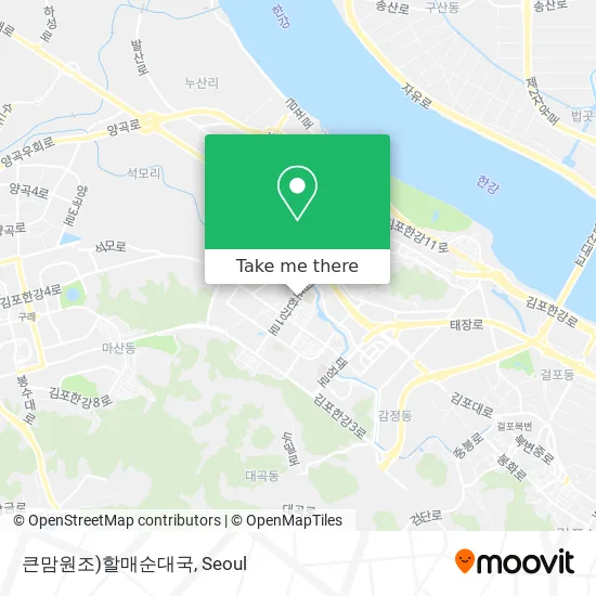 큰맘원조)할매순대국 map