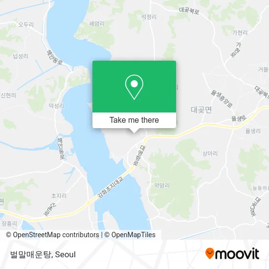 벌말매운탕 map